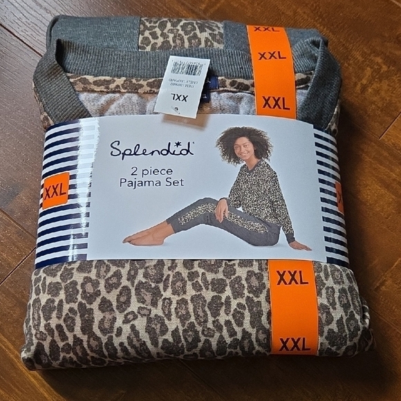 Splendid Other - Splendid Gray and Brown 2 Piece Pa